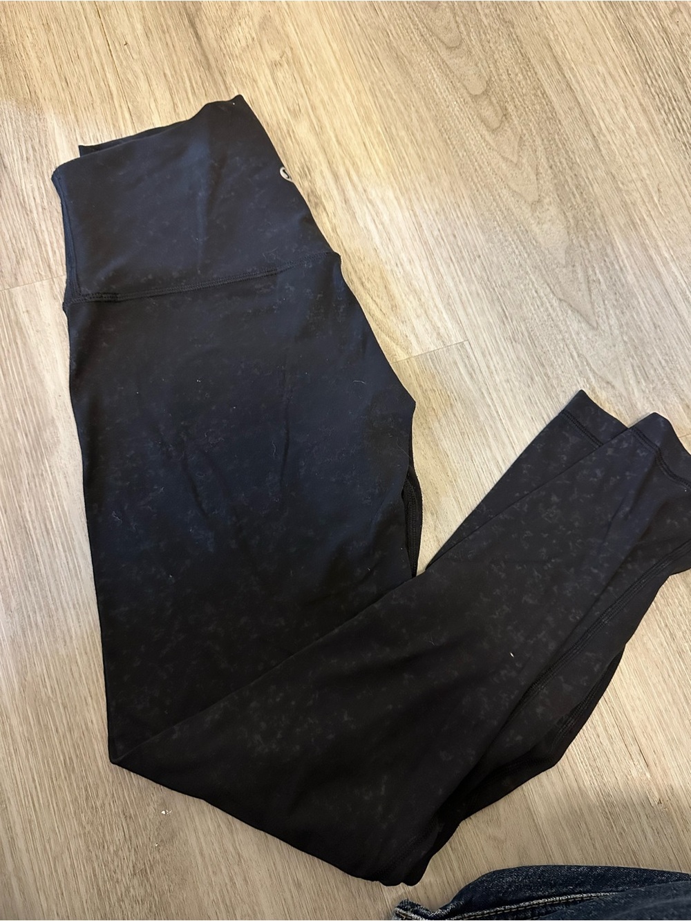 lululemon athletica Black subtle pattern  Leggings